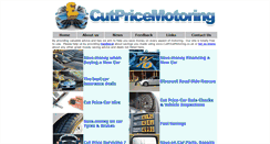 Desktop Screenshot of cutpricemotoring.co.uk